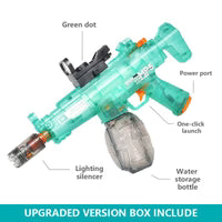 Electric MP5 Water Shooting Gun With Colorful Light Silencer
