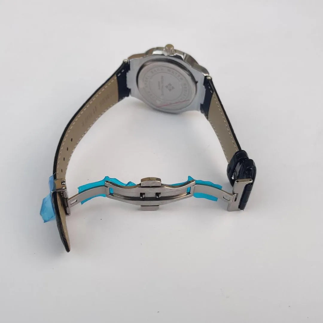 Men's Quartz Watch with Stainless Steel Design - 1 Pc Set