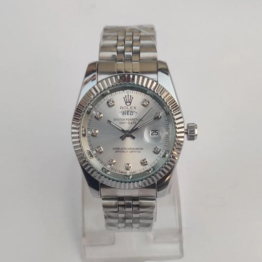 Men's Stainless Steel Watch - 1 Pc Quartz Movement with Elegant Watch Box