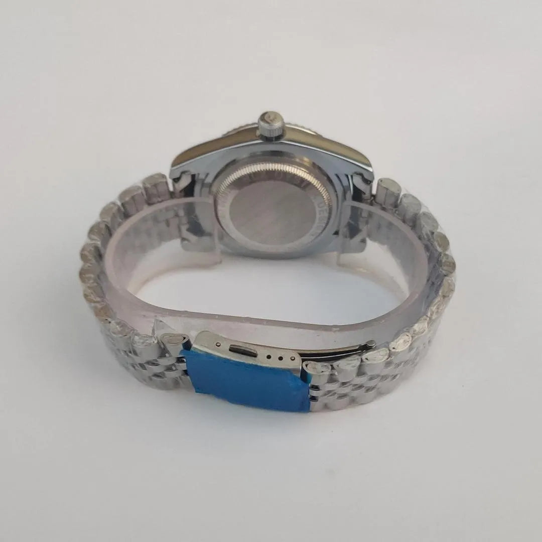 Men's Stainless Steel Watch - 1 Pc Quartz Movement with Elegant Watch Box