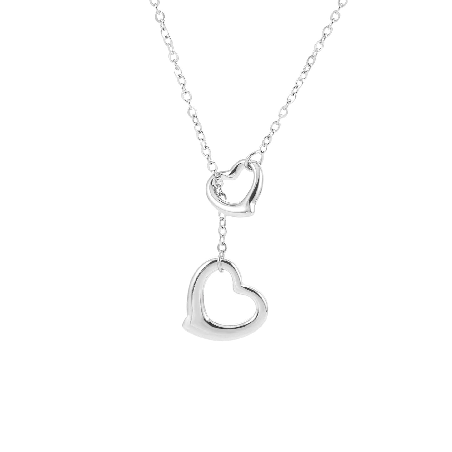 STAINLESS STEEL HEART NECLAC