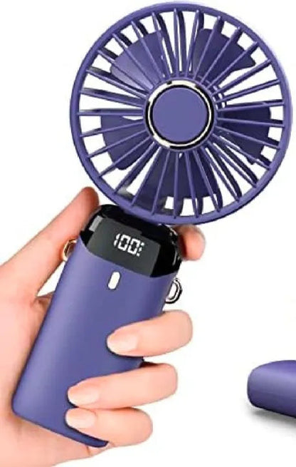 PORTABLE  MINI USB FAN WITH LED DISPLAY