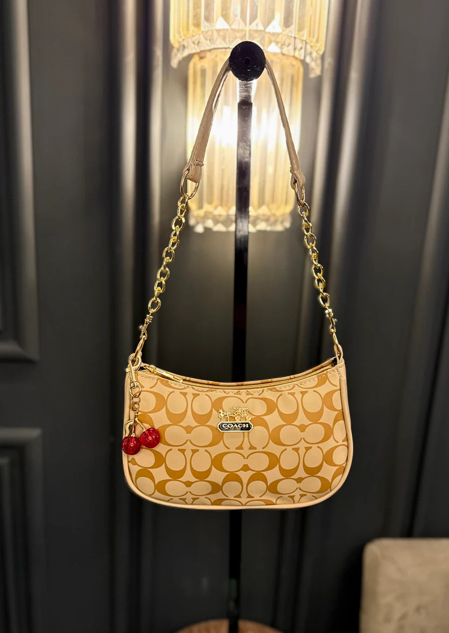 ✨ Coach Signature Charm Bag – Luxury Mini Shoulder Bag for Women | Blixa Store