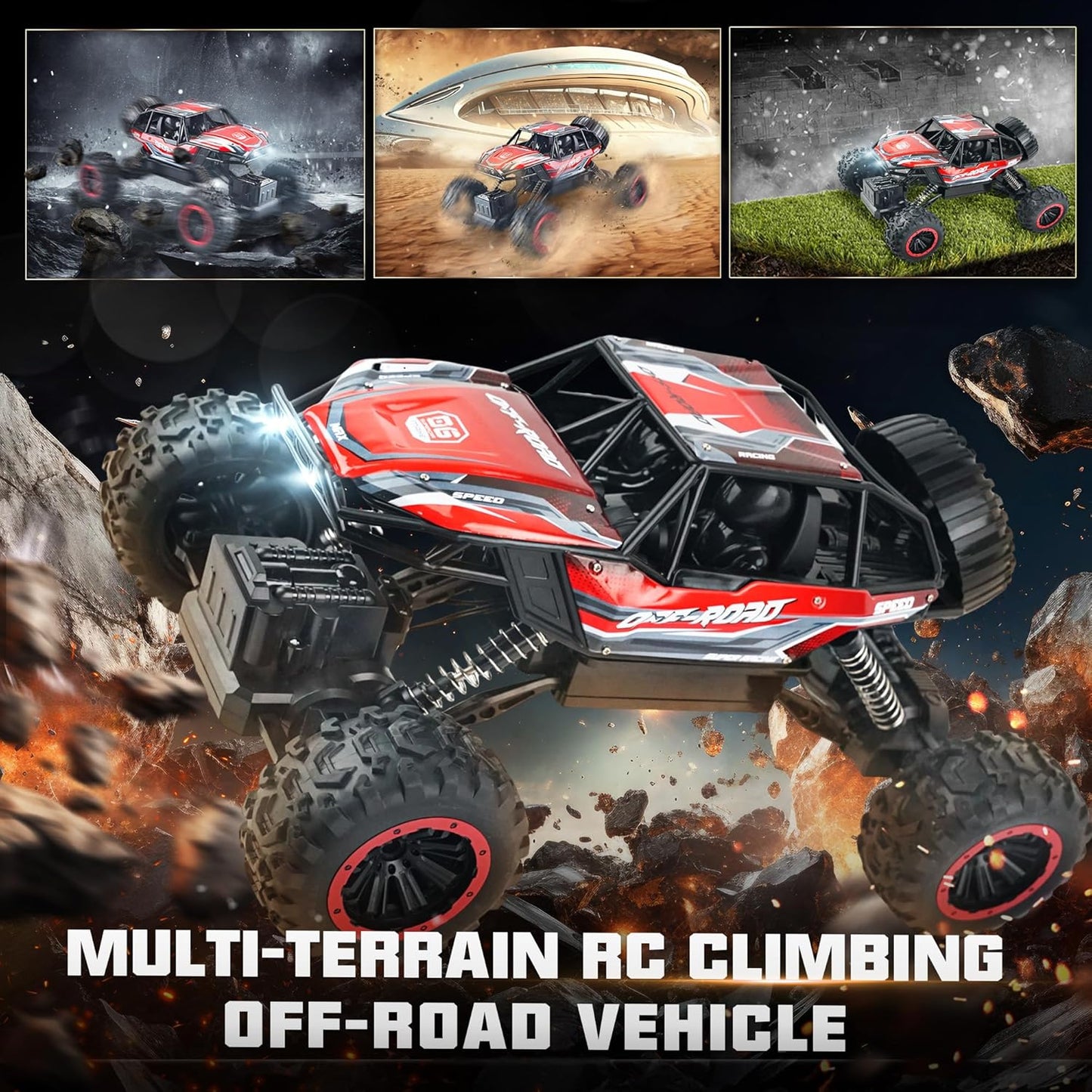 2.4Monster Truck Metal Alloy body