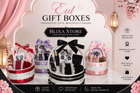 Blixa Store Premium Eid Surprise Basket – Luxury Accessories Gift Hamper for Girls