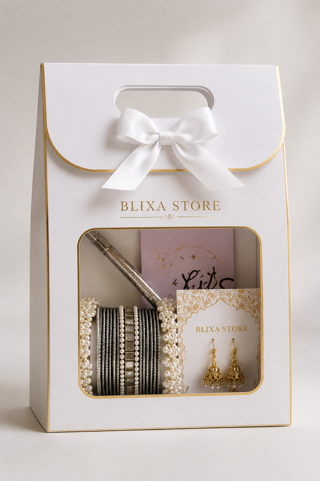 Luxury Jewelry Gift Box – Elegant Black Edition for BLIXA STORE