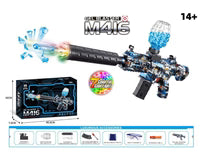 Electric M416 Gel Blaster Shooting Gun - Colorful Light Muffler