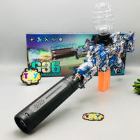 7.4V Electric G36 Gel Blaster Shooting Gun With Smoke Muffler