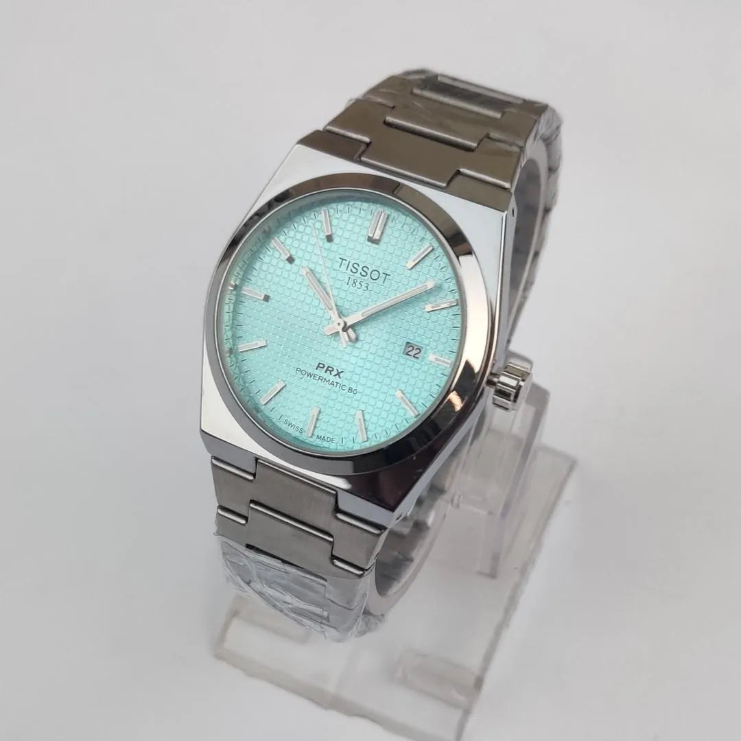 Men's Stainless Steel Quartz Watch - 1 Pc with Elegant Watch Box