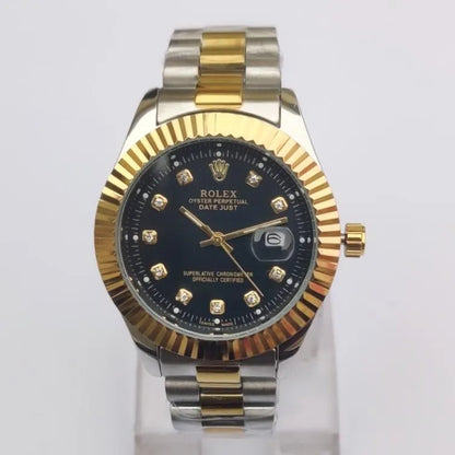 ROLEX STAINLESS STEEL CLASSIC WRIST WATCH