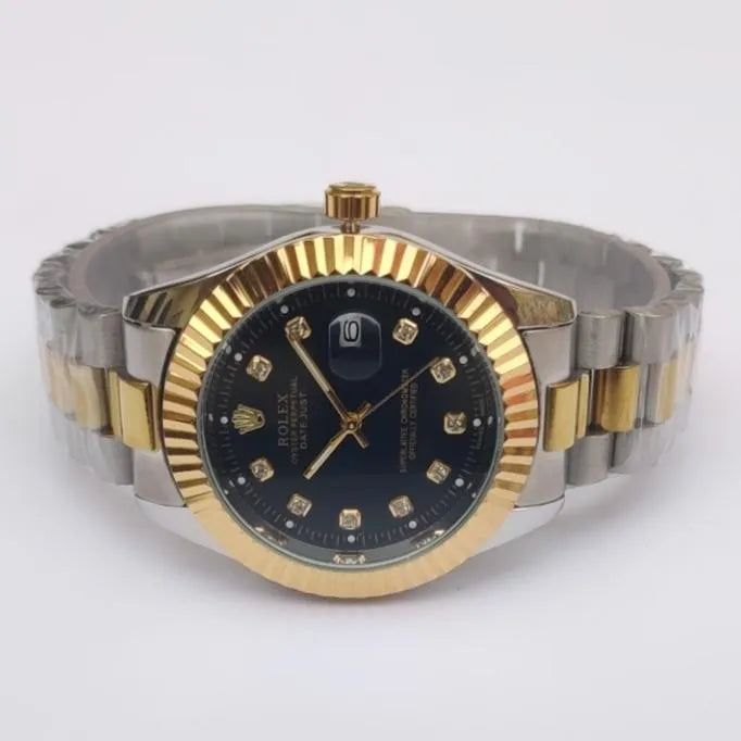 ROLEX STAINLESS STEEL CLASSIC WRIST WATCH