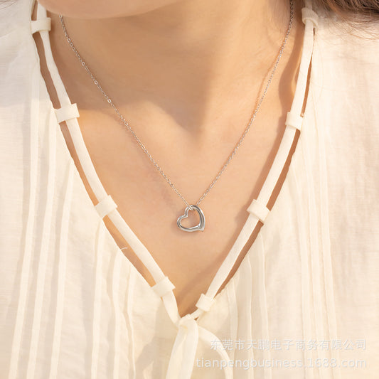 STAINLESS STEEL HEART NECLAC