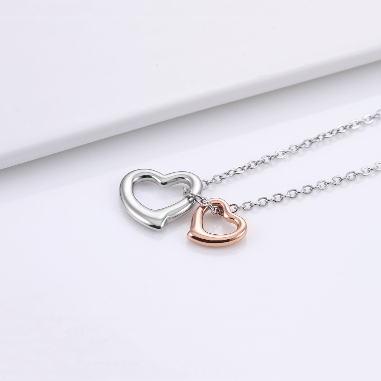 STAINLESS STEEL HEART NECLAC