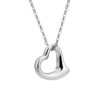 STAINLESS STEEL HEART NECLAC