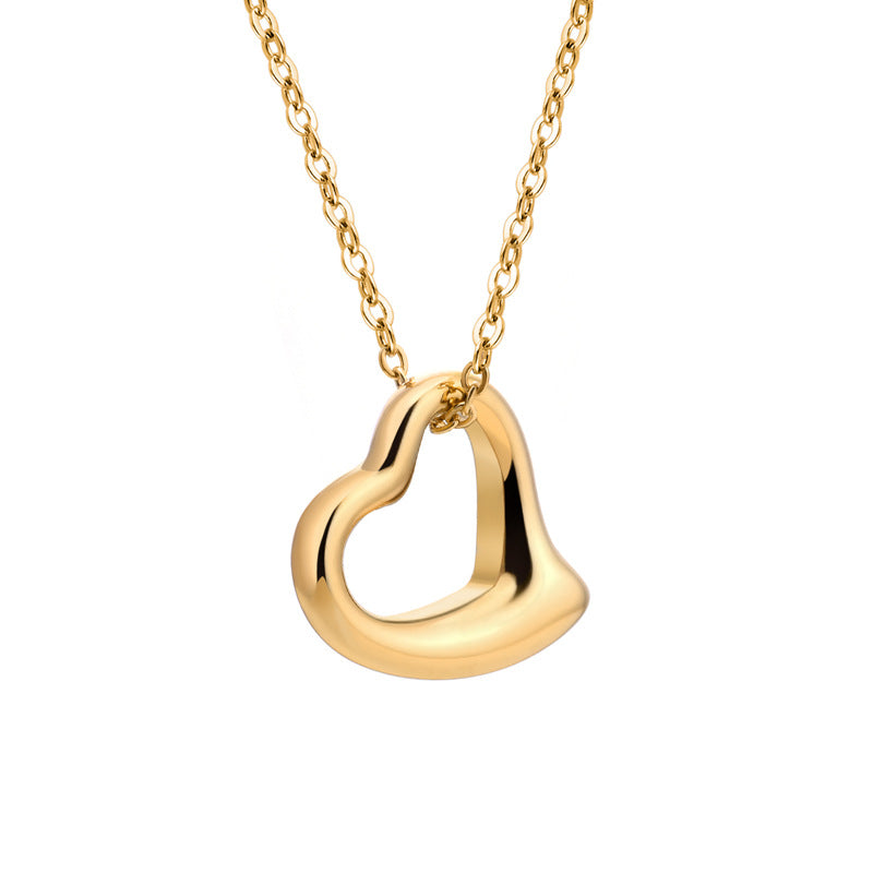 STAINLESS STEEL HEART NECLAC