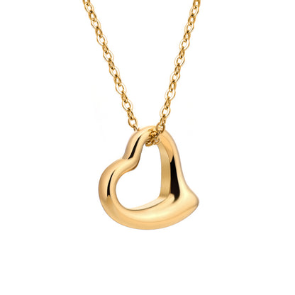 STAINLESS STEEL HEART NECLAC