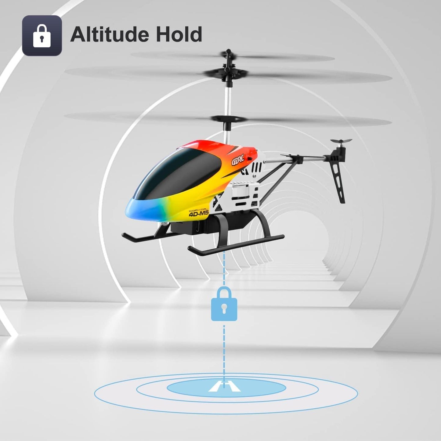 SkyBlaze 4D RC Helicopter – Rechargeable Flying Drone 🚁