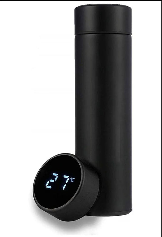 Temperature Display Vacuum Insulated Water Bottle 17oz,Thermo Flask Made of Premium Stainless Steel Coffee Cup,