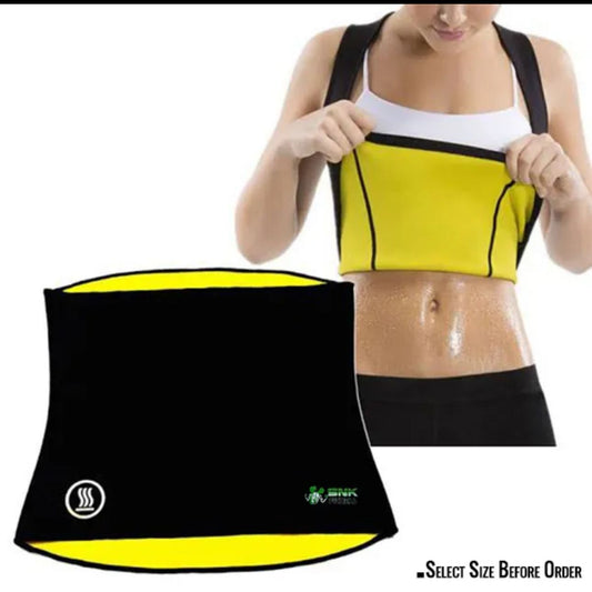 Waist Trainer Belt Support for Women & Man Waist Cincher Trimmer Weight Loss Ab Belt Slimming Shaper Sweat Belt