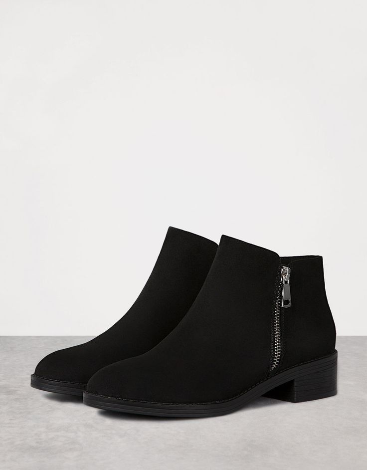 Ankle Boots for Women – Black Velvet