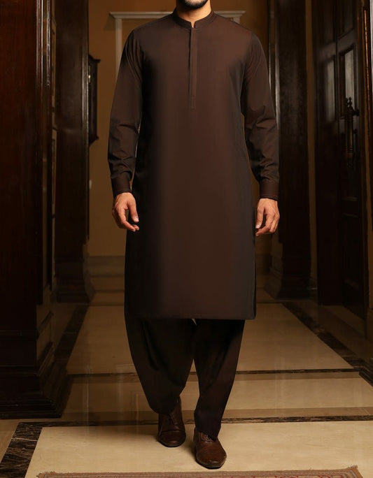 Brown Shalwar Kameez – Elegant & Timeless