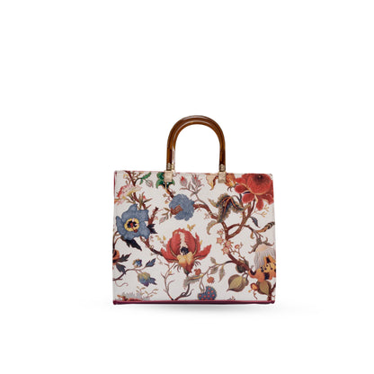 Vintage Blossom Tote 🌸 | Elegant Floral Luxury Handbag | Blixa Store